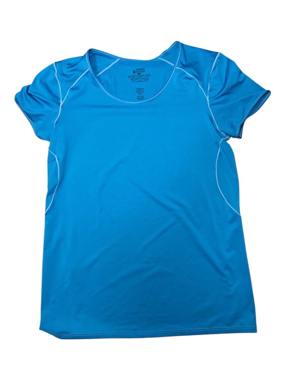Patagonia Common Threads Women’s Athletic Shirt Size Medium Bright Blue
